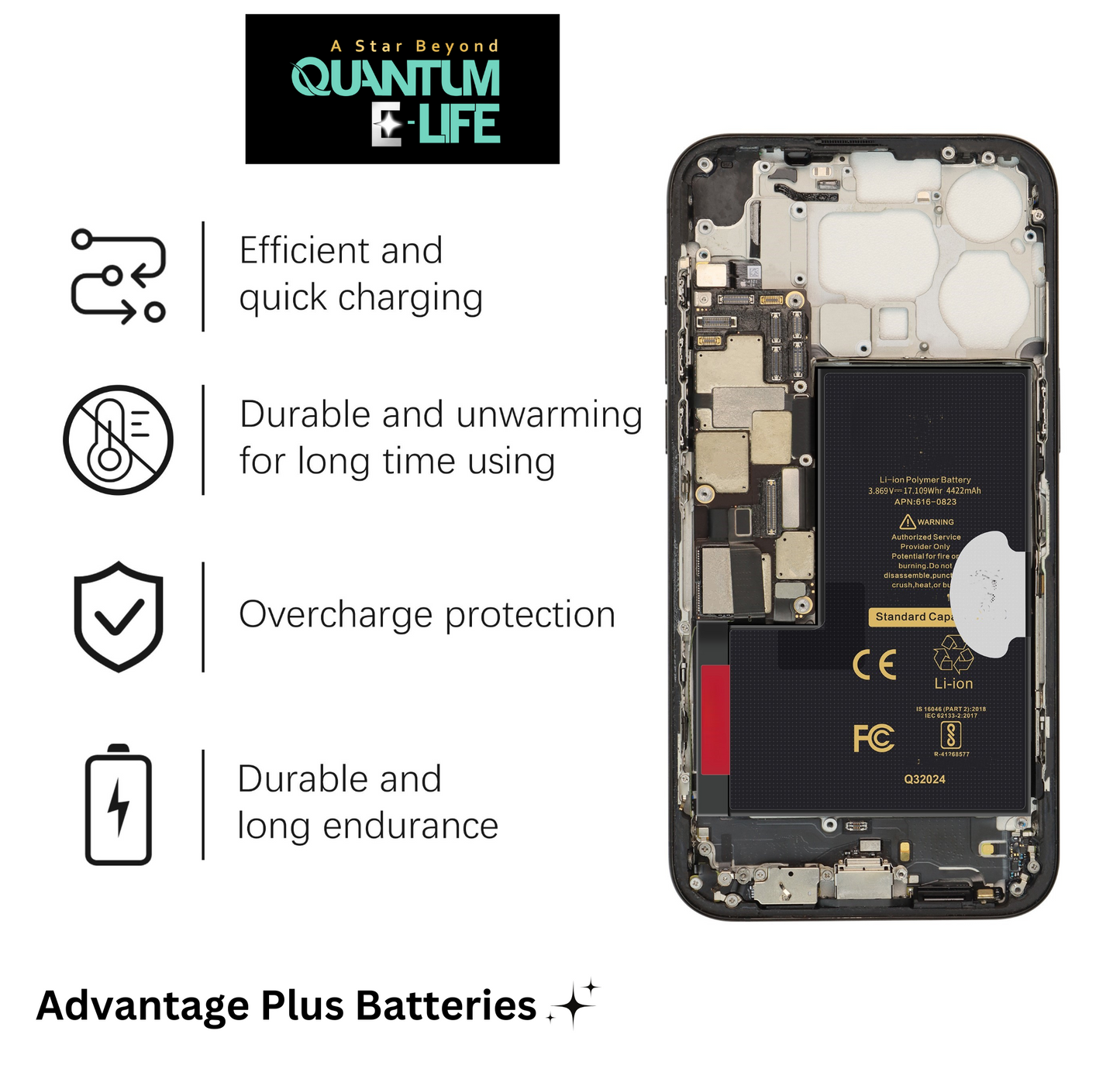 Advantage Plus Battery for iPhone 14