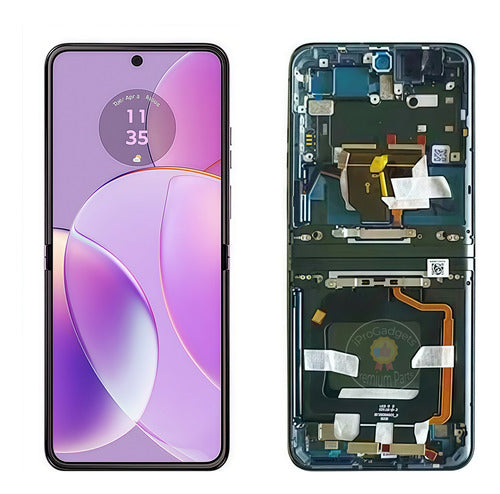 TrueView Display for Motorola Razr 40 with Frame